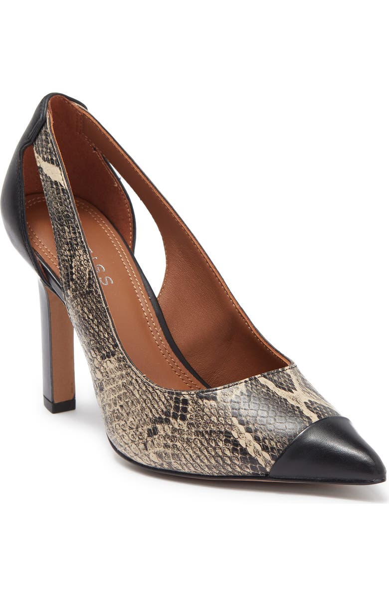 Reiss Samara Cap Toe Pump, Main, color,