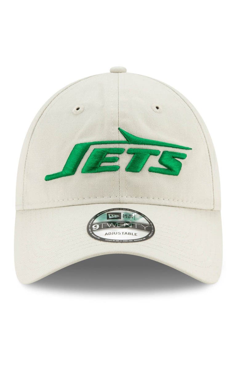 New Era Men's New Era Khaki New York Jets Playmaker Logo 9TWENTY Adjustable Hat, Alternate, color, 