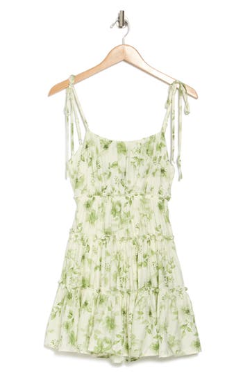 BLU PEPPER BLU PEPPER FLORAL MINIDRESS