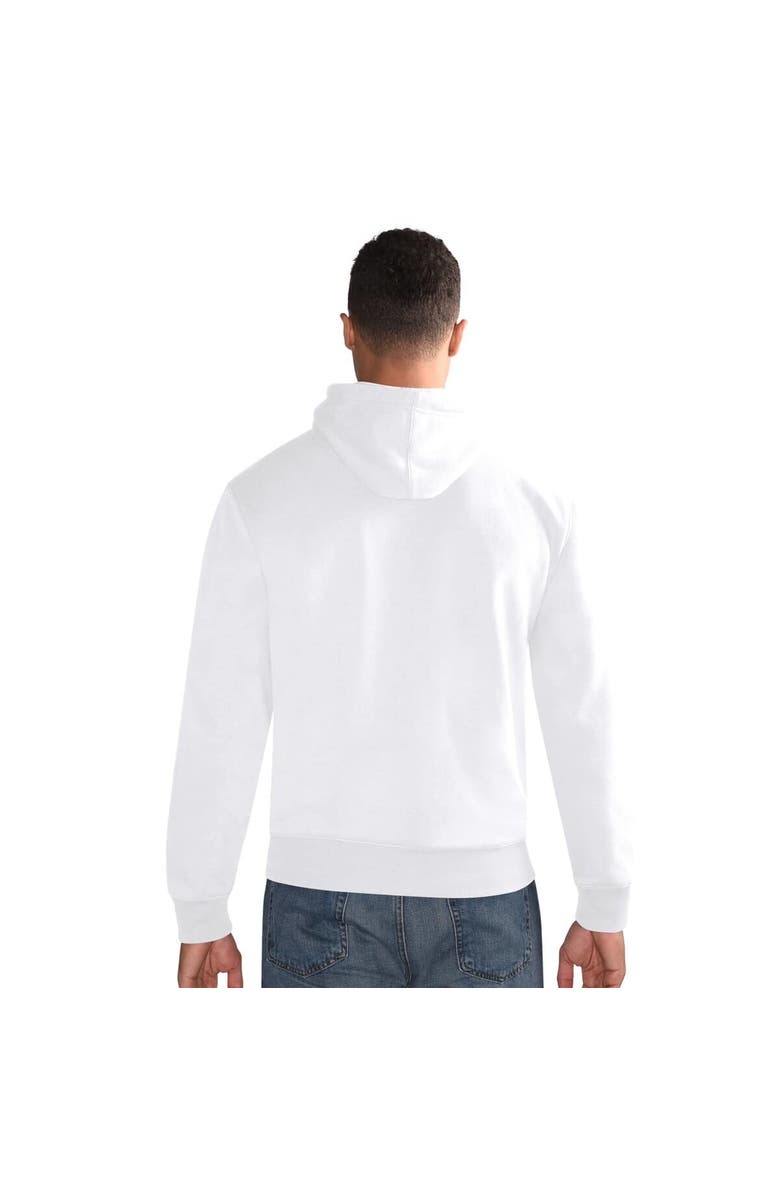 STARTER Men's Starter White San Francisco 49ers Vintage Pullover Hoodie, Alternate, color, White