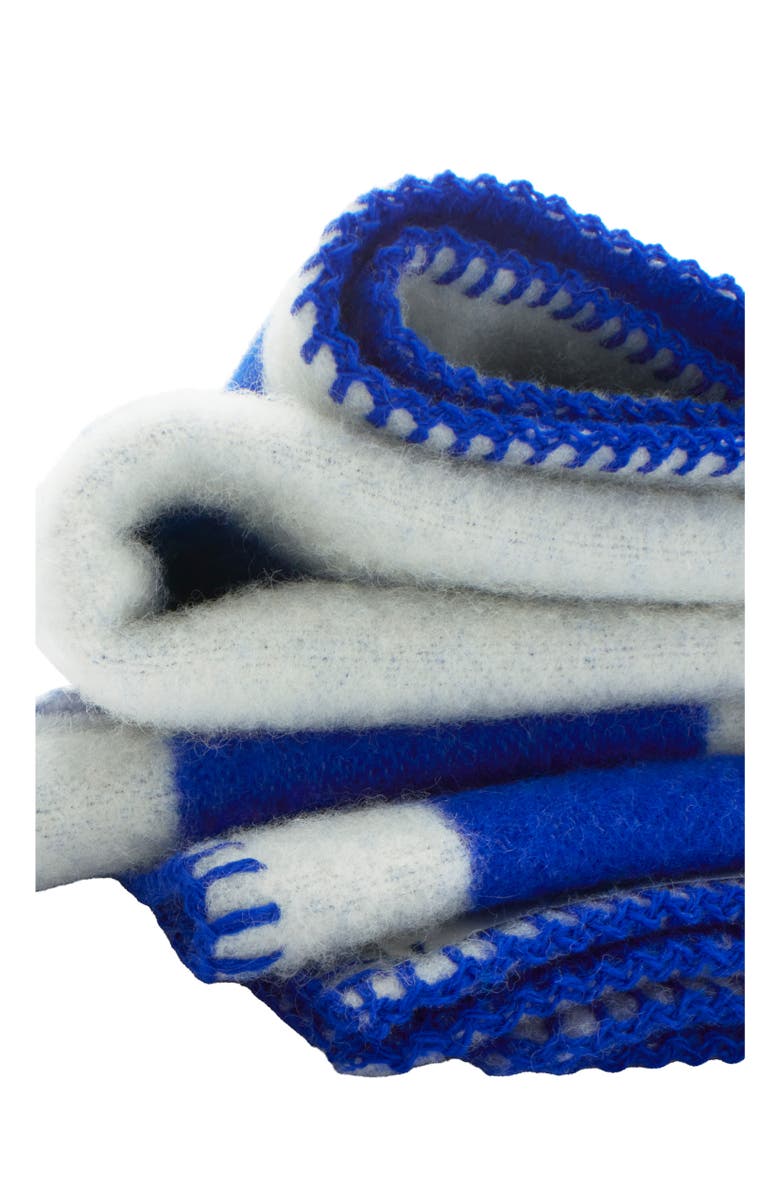 Burberry EKD Wool Blanket, Alternate, color, Knight