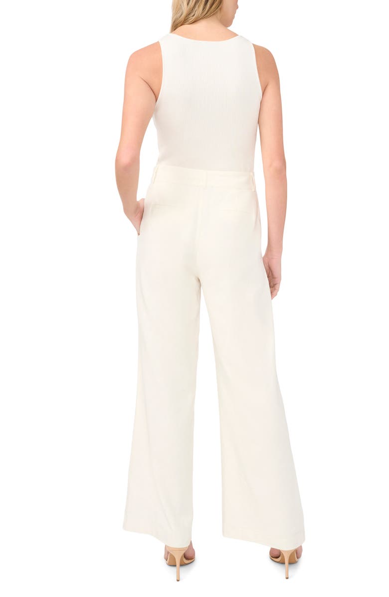 Ted Baker Beatrice Wide Leg Linen Blend Pants, Alternate, color, 