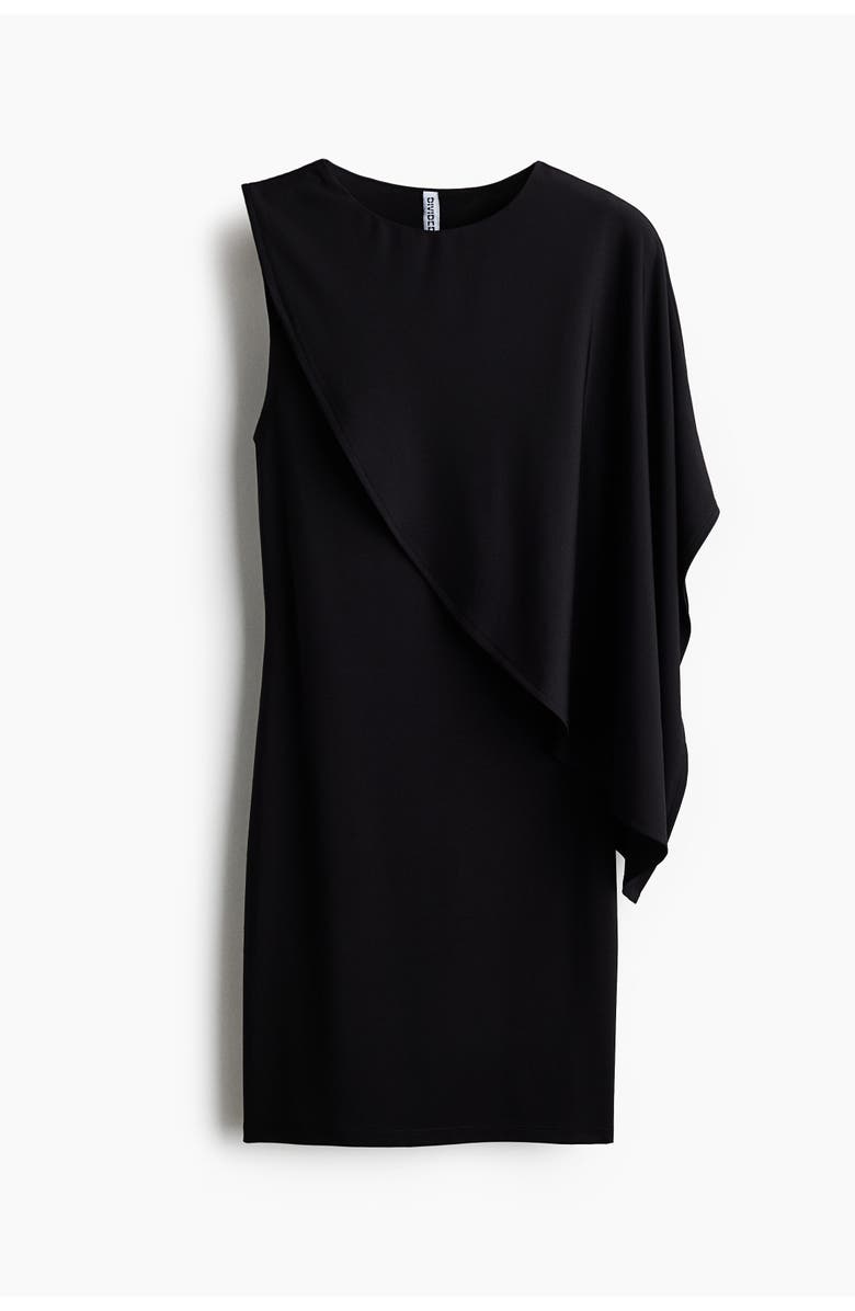 H&M Cape-detail Mini Dress, Main, color, 