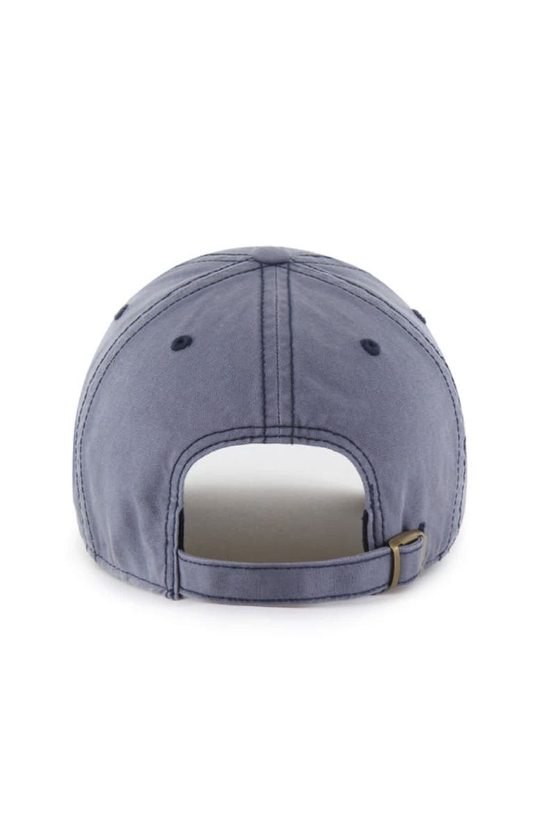 '47 Men's '47 Blue Philadelphia 76ers Scupper Rough Edge Applique Clean Up Adjustable Hat, Alternate, color, 