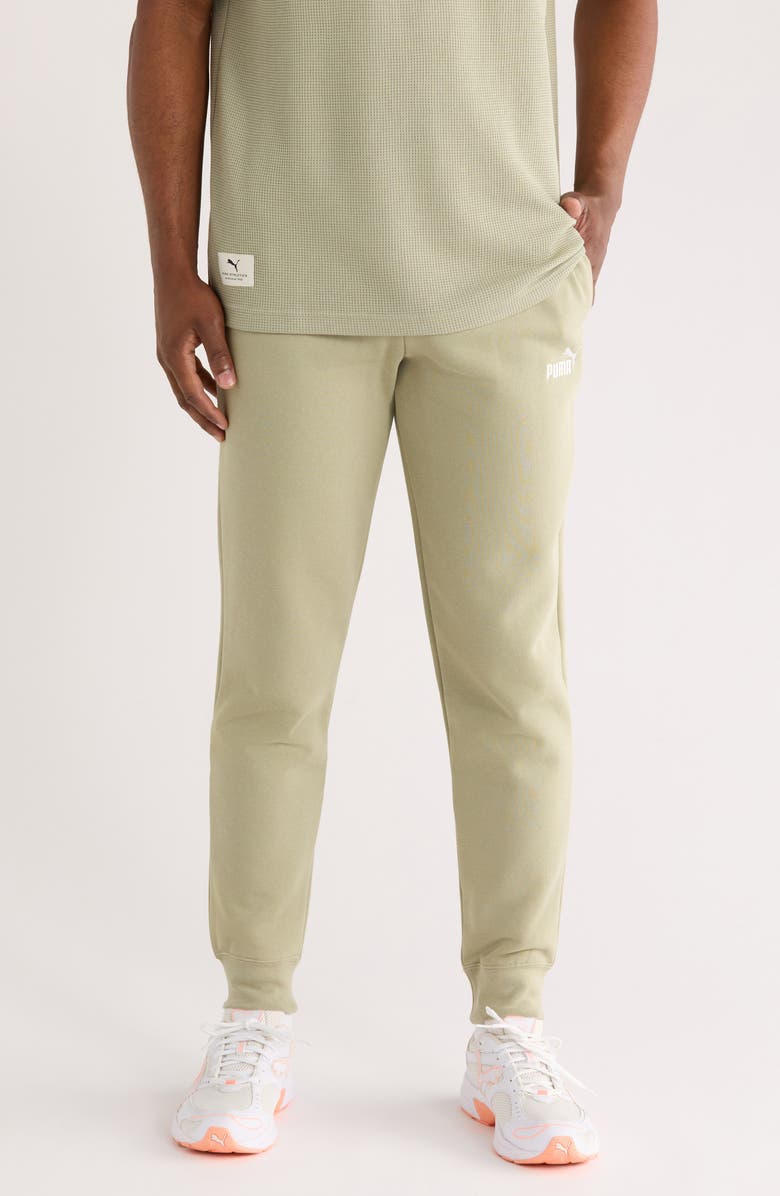 PUMA Essential No. 1 Logo Sweatpants, Main, color, Lux Army