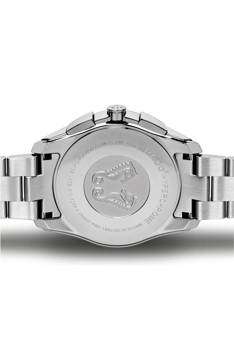 RADO Chronograph Hyperchrome Bracelet Watch, 44.9mm, Alternate, color,