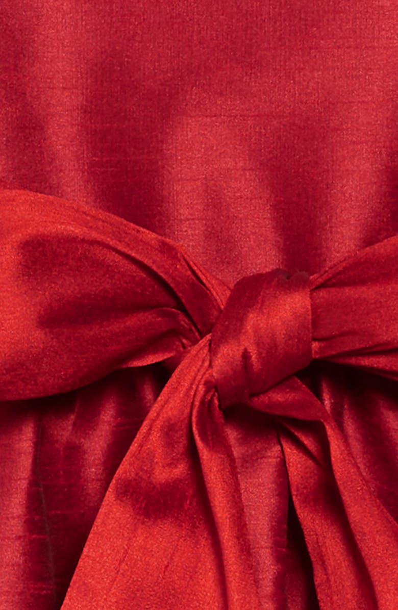 Fiveloaves Twofish Shantung Party Dress, Alternate, color, 