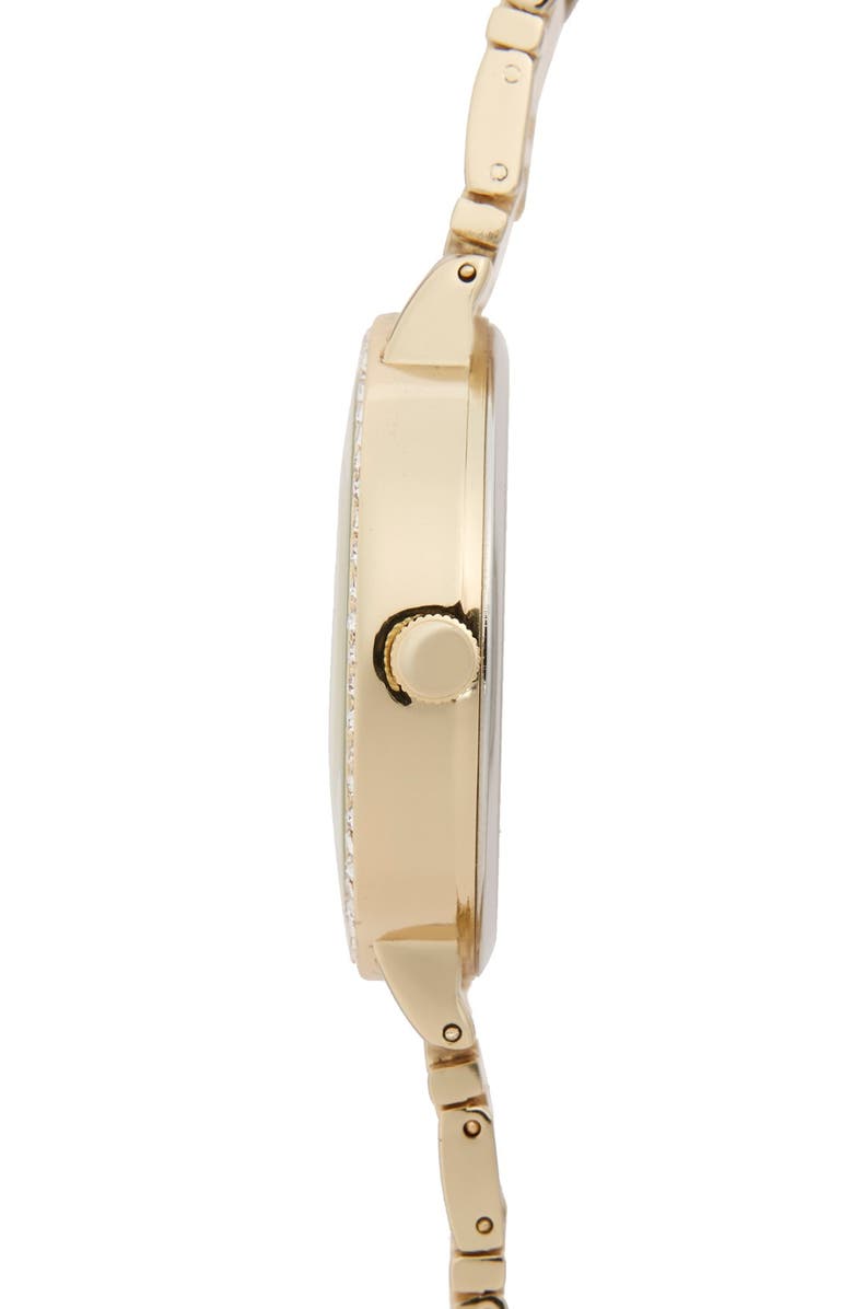 BP. Crystal Bezel Bracelet Watch, 40mm, Alternate, color,