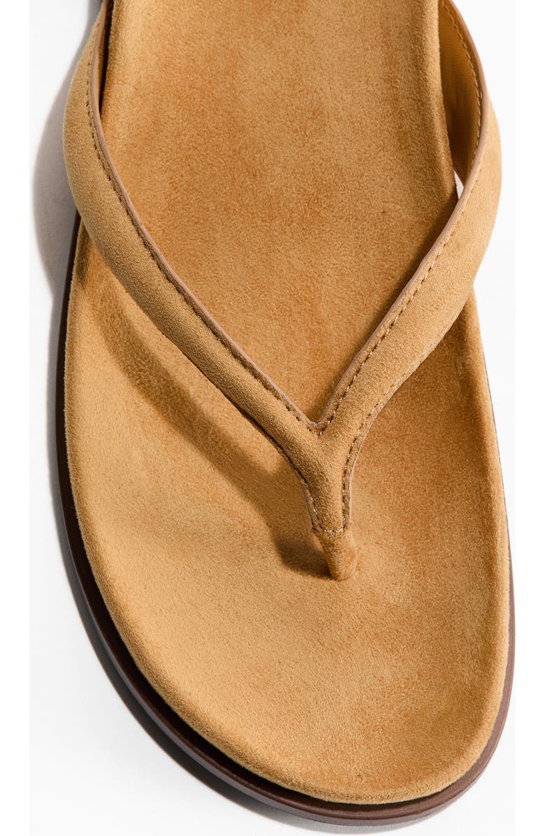 H&M Footbed Flip-flops, Alternate, color, Mustard Yellow
