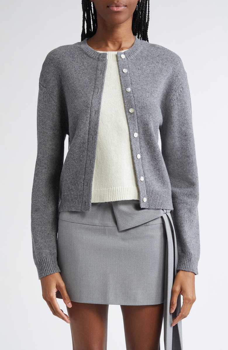 Sandy Liang Newt Layered Lambswool Blend Sweater, Main, color, 