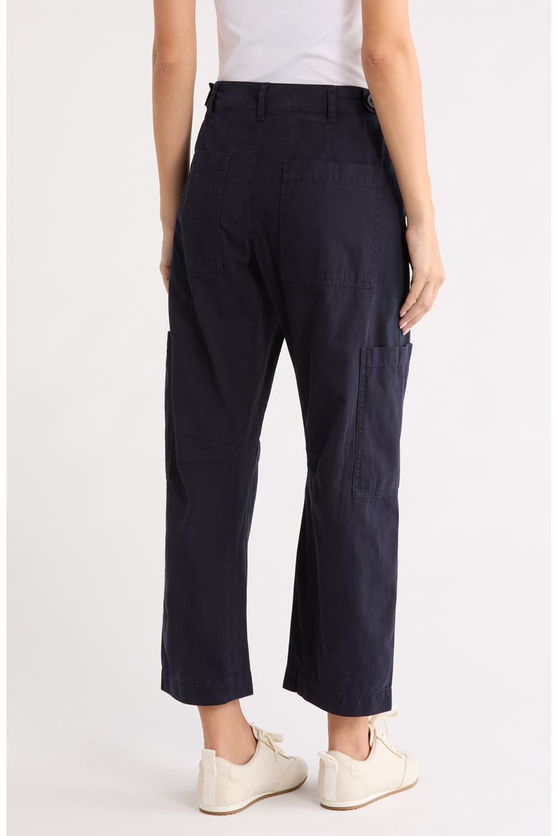 Sabrina High Waist Barrel Twill Utility Pants, Alternate, color, NAUTICAL