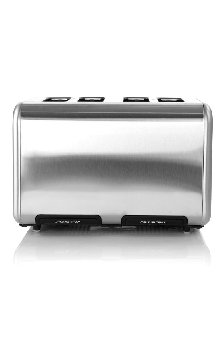 Megachef 4 Slice Toaster in Stainless Steel Silver, Alternate, color, Grey
