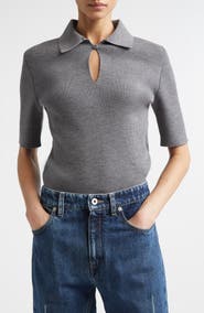 Jil Sander Virgin Wool Polo