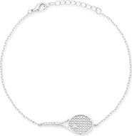 SPHERA MILANO Tennis Racket Pendant Bracelet