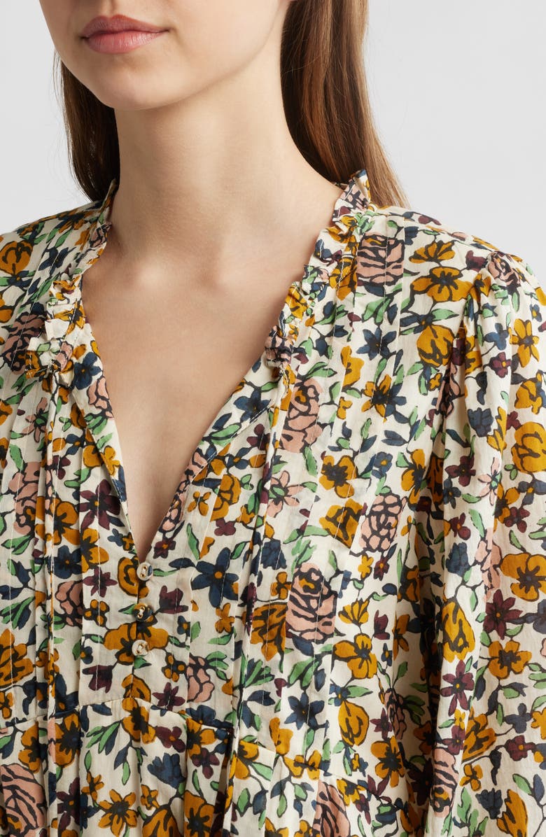 Cleobella Scarlet Organic Cotton Minidress, Alternate, color, Wild Cosmos