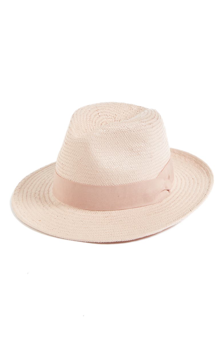 Halogen<sup>®</sup> Straw Panama Hat, Main, color,