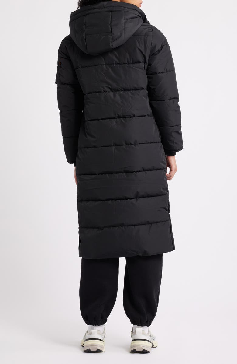 Alpha Industries Sierra Gen II Quilted Hooded Parka Coat, Alternate, color, Black