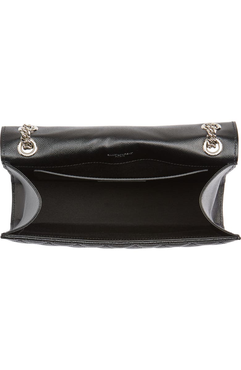 Saint Laurent Medium Envelope Calfskin Shoulder Bag, Alternate, color,