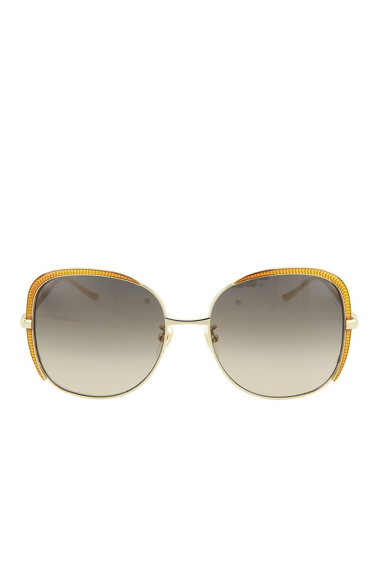 Gucci 58mm Square Sunglasses, Alternate, color,