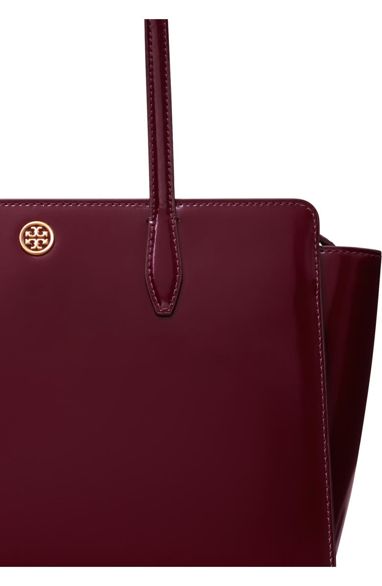 Tory Burch Robinson Small Spazzolato Leather Tote, Alternate, color,