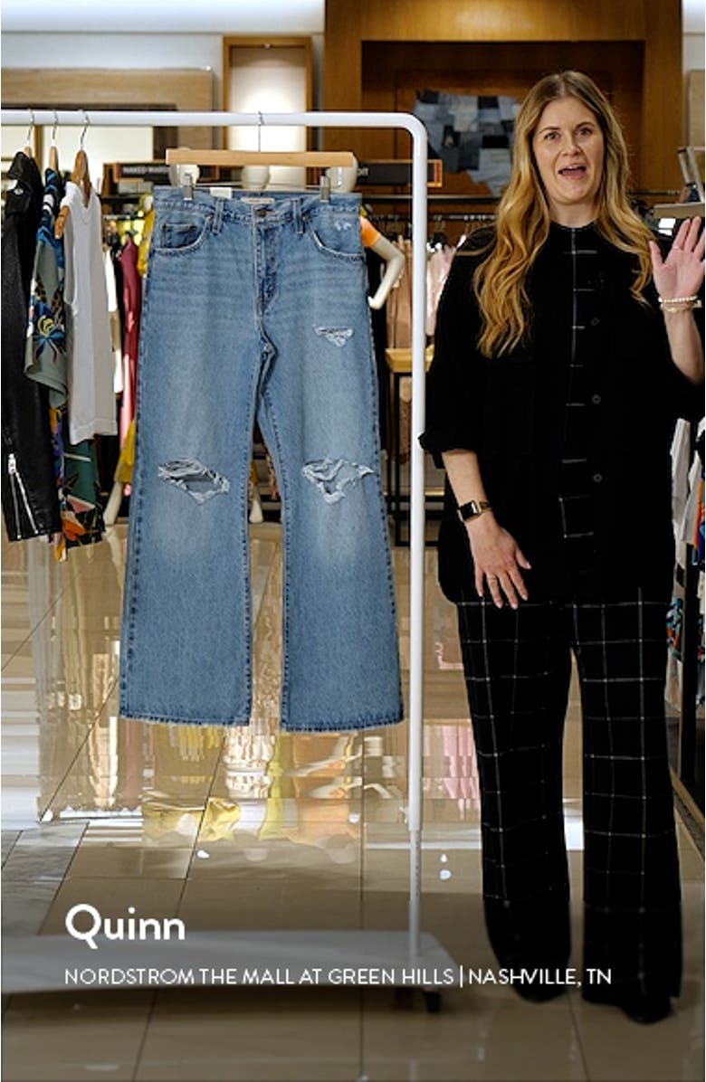 Ripped Baggy Bootcut Jeans, sales video thumbnail