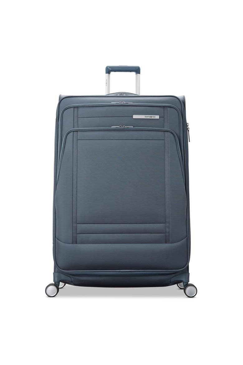 UpLIFT Softside Expandable (20"/25"/29") 3 Piece Spinner Luggage Set, Alternate, color, Elemental Blue