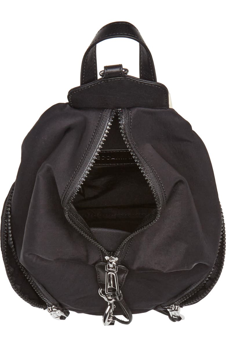 Rebecca Minkoff Mini Julian Nylon Convertible Backpack, Alternate, color,