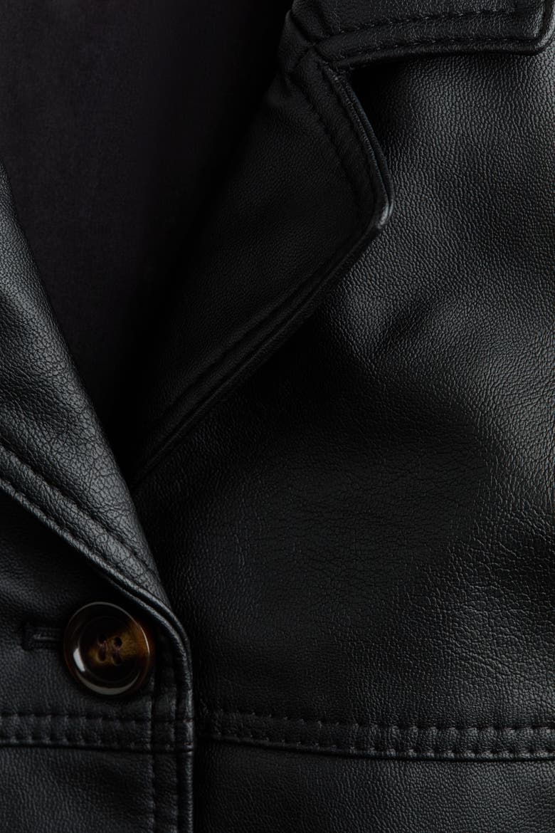 Coated Jacket, Alternate, color, Black