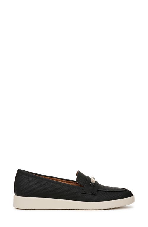 Naturalizer Isla Loafer In Black Faux Nubuck