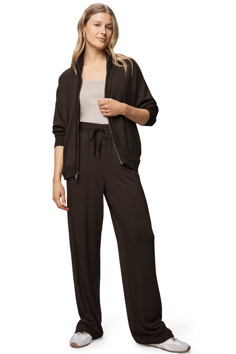 Supersoft Trim Pants, Alternate, color, SOFT CHOCOLATE BROWN