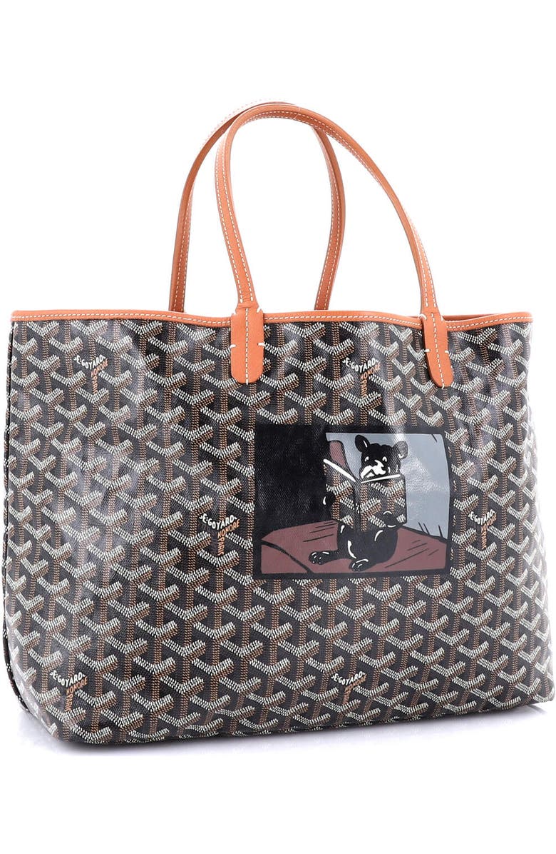 Pre-Owned Goyard Saint Louis Tote Printed Coated Canvas PM, Alternate, color,