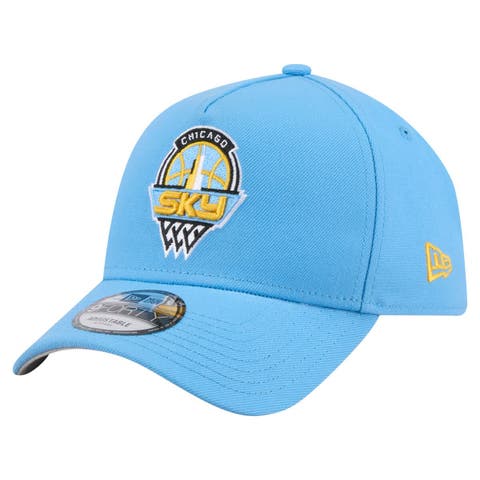 Men's New Era  Sky Blue Chicago Sky Core Logo A-Frame 9FORTY Adjustable Hat