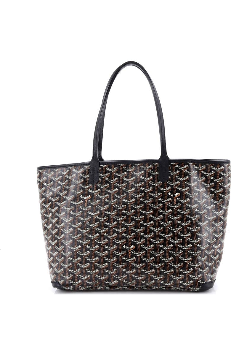 Pre-Owned Goyard Artois Tote Coated Canvas PM, Alternate, color, Black