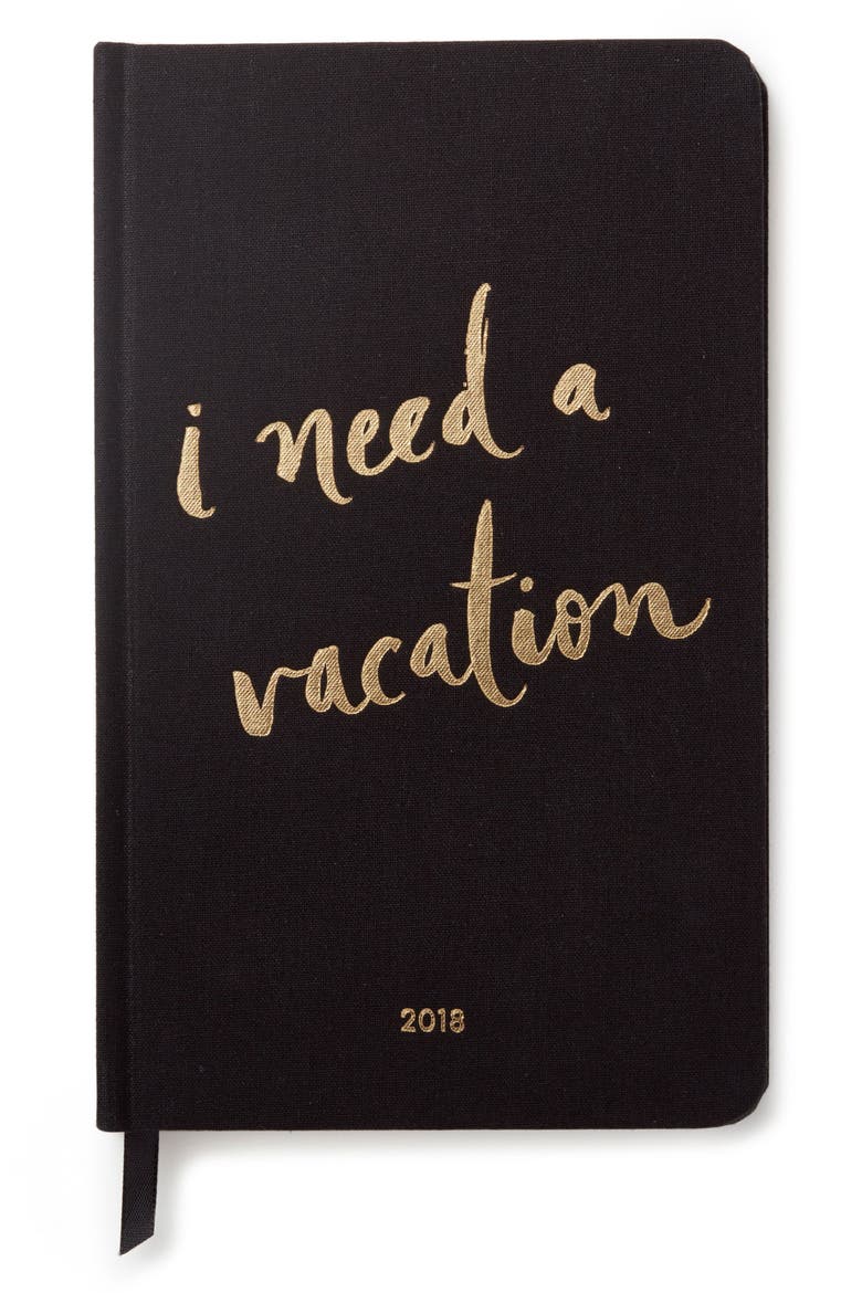 12-month agenda, Main, color, BLACK