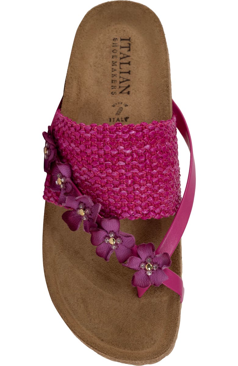 ITALIAN SHOEMAKERS Patrisha Platform Slide Sandal, Alternate, color, Fuschia