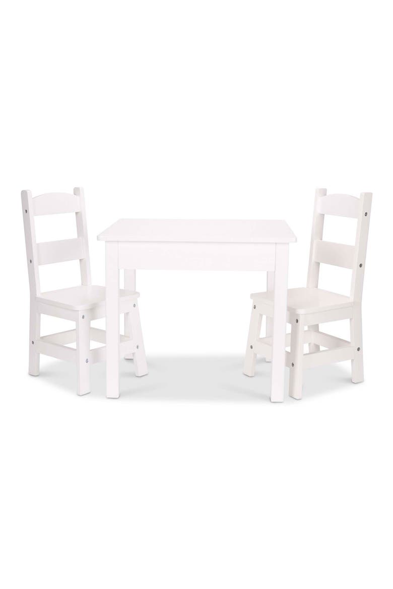 Wooden Table & Chairs Set, Main, color, 000