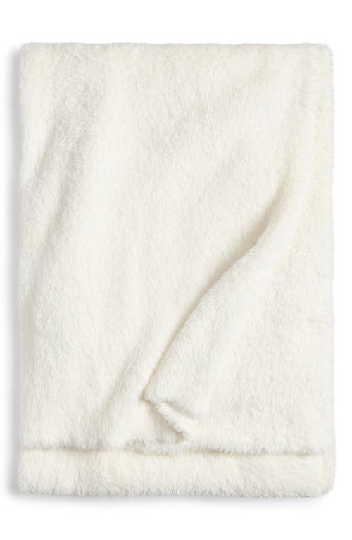 Nordstrom Nestle Faux Fur Throw Blanket In Multi