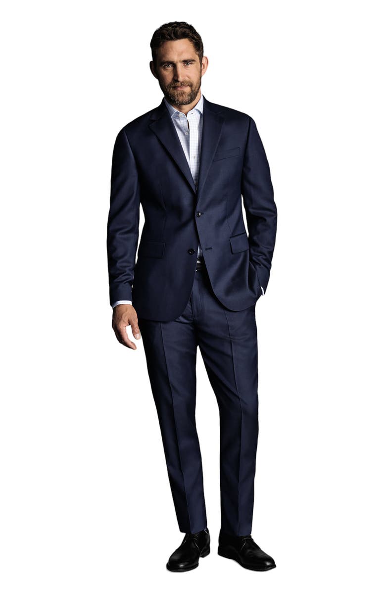 Charles Tyrwhitt Slim Fit Natural Stretch Twill Suit Jacket, Alternate, color, 