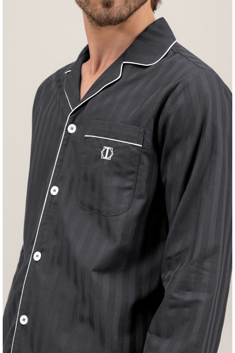 Baro Men's pajamas, Alternate, color, Dark Grey