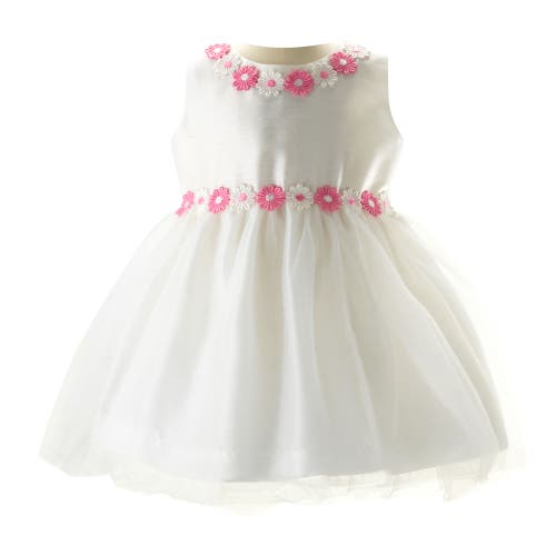 Rachel Riley Babies'  Pink Daisy Tulle Dress