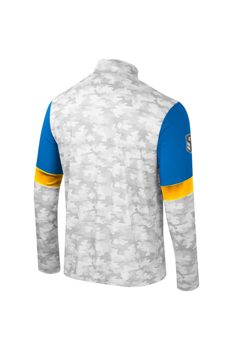 Men's Colosseum  Camo UCLA Bruins OHT Military Appreciation Tomahawk Quarter-Zip Windshirt, Alternate, color, Camo