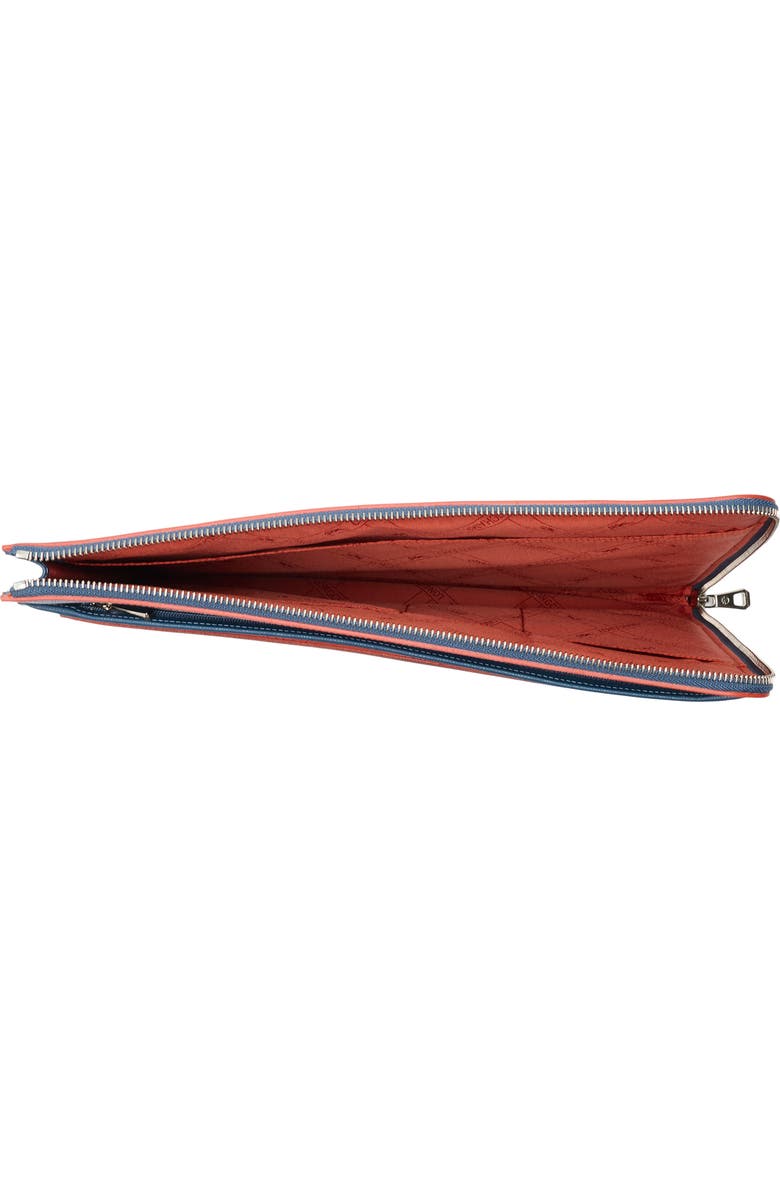 Longchamp Racing Textured Leather Laptop Document Case, Alternate, color, Nordic