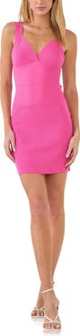 Endless Rose Ribbed Body-Con Minidress