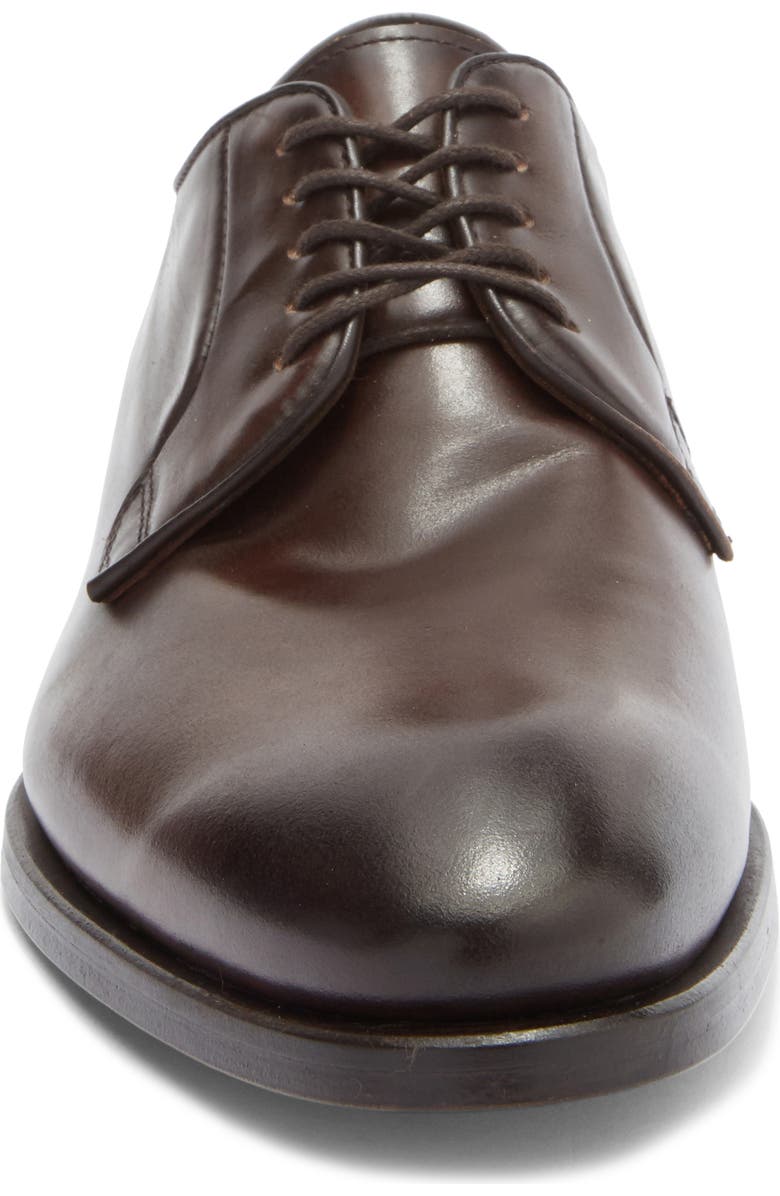 ANTONIO MAURIZI Plain Toe Derby, Alternate, color, Caffe