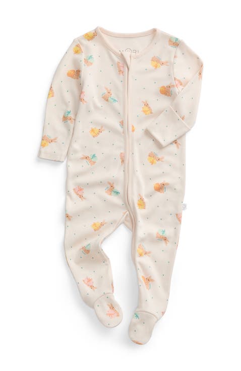 Print Two Way Zip Up Sleepsuit
