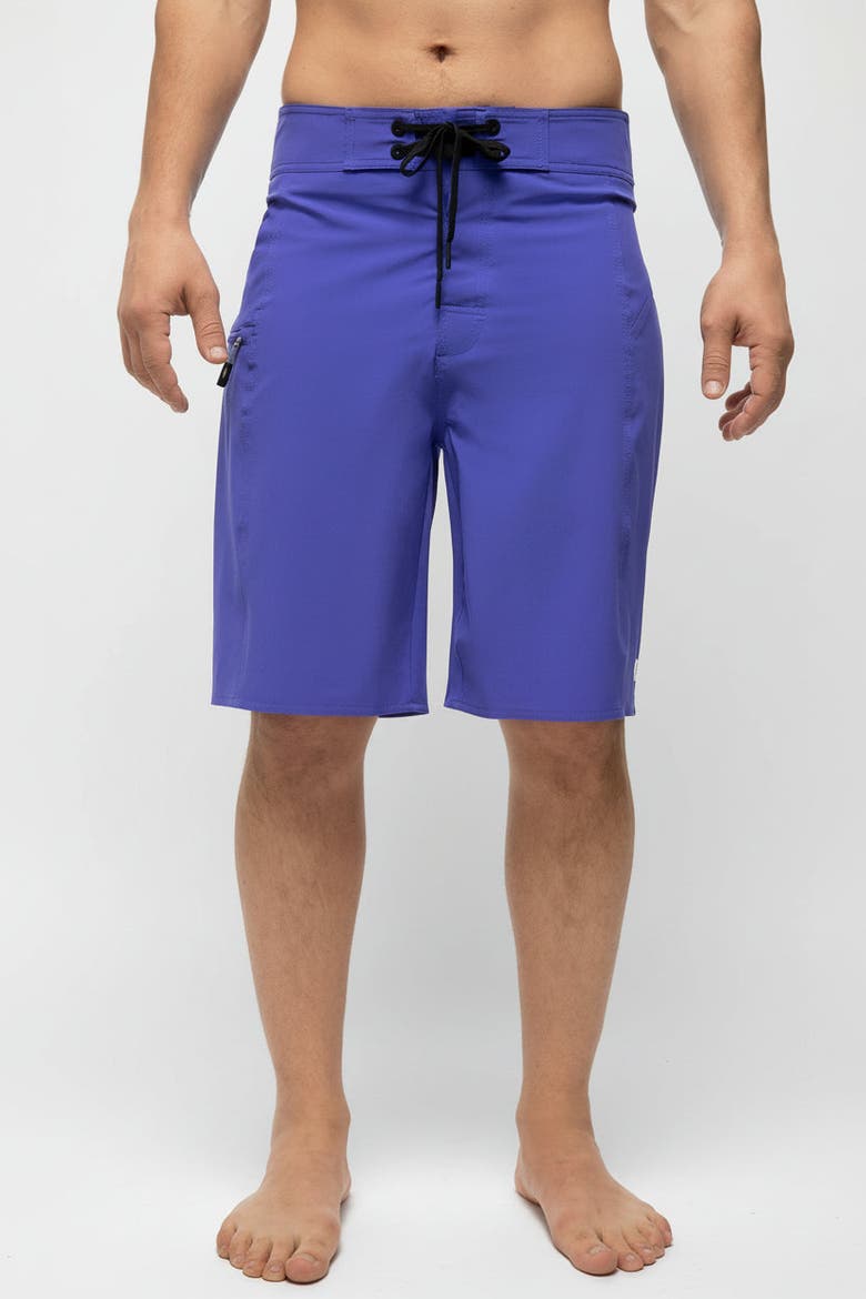 Men's Accelera San Marino Boardshort, UPF 50+ Sun Protection, Alternate, color, Baja Blue