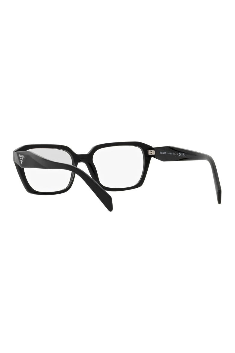 54mm Rectangular Optical Glasses, Alternate, color, BLACK