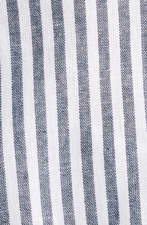 CASLONR CASLON(R) STRIPE LINEN BLEND BLAZER