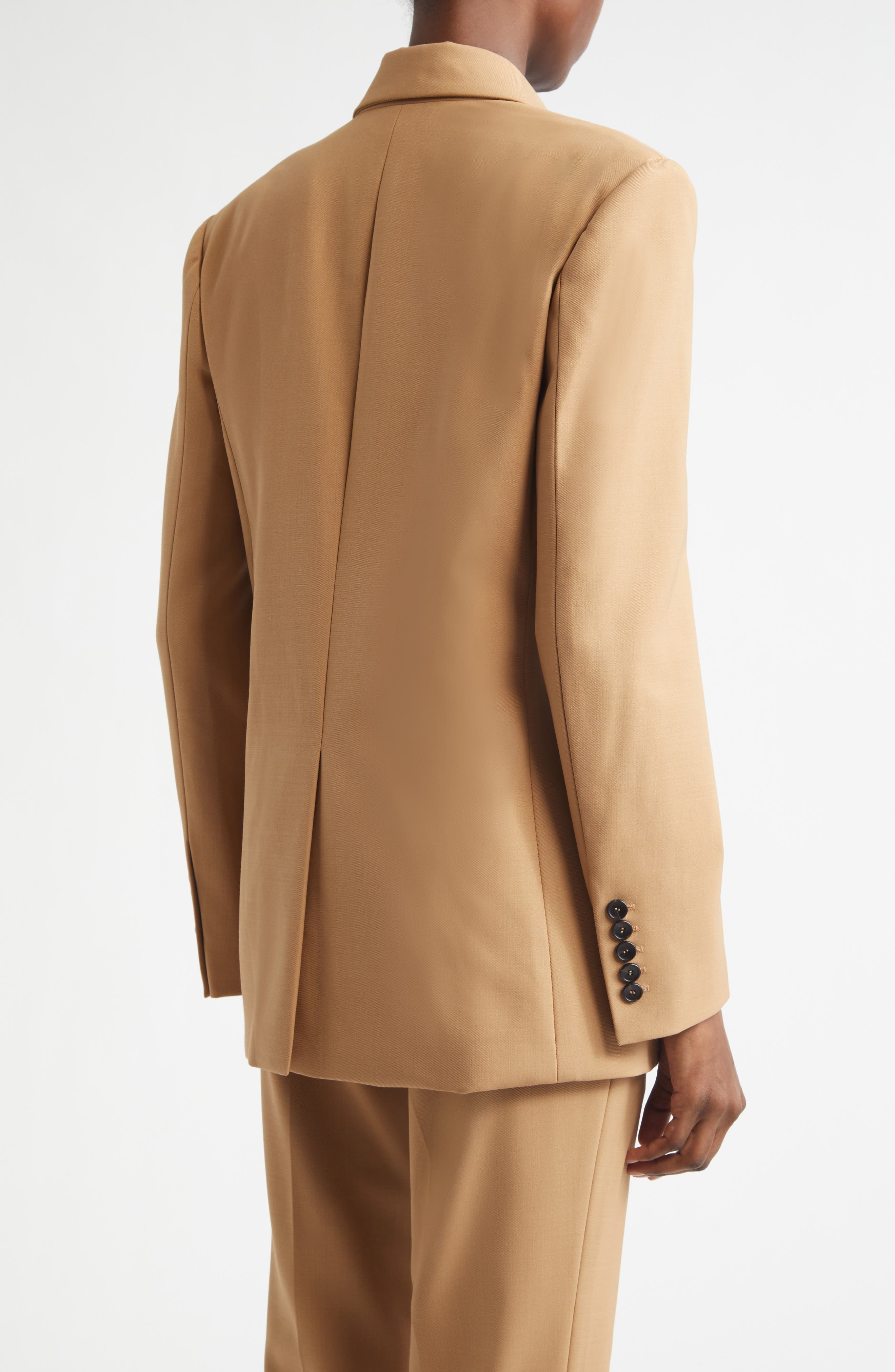 Calla Double Breasted Wool Blend Blazer - image 2