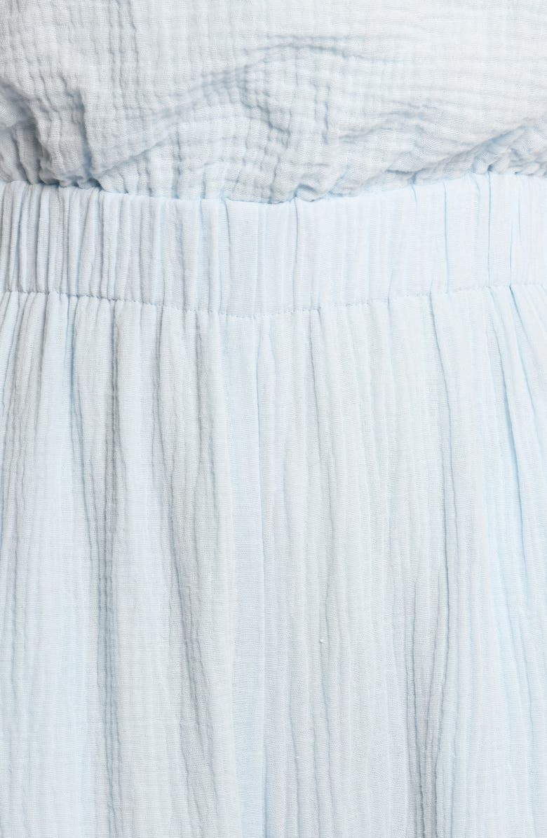Petal & Pup Brenna Cotton Gauze Jumpsuit, Alternate, color, Pale Blue